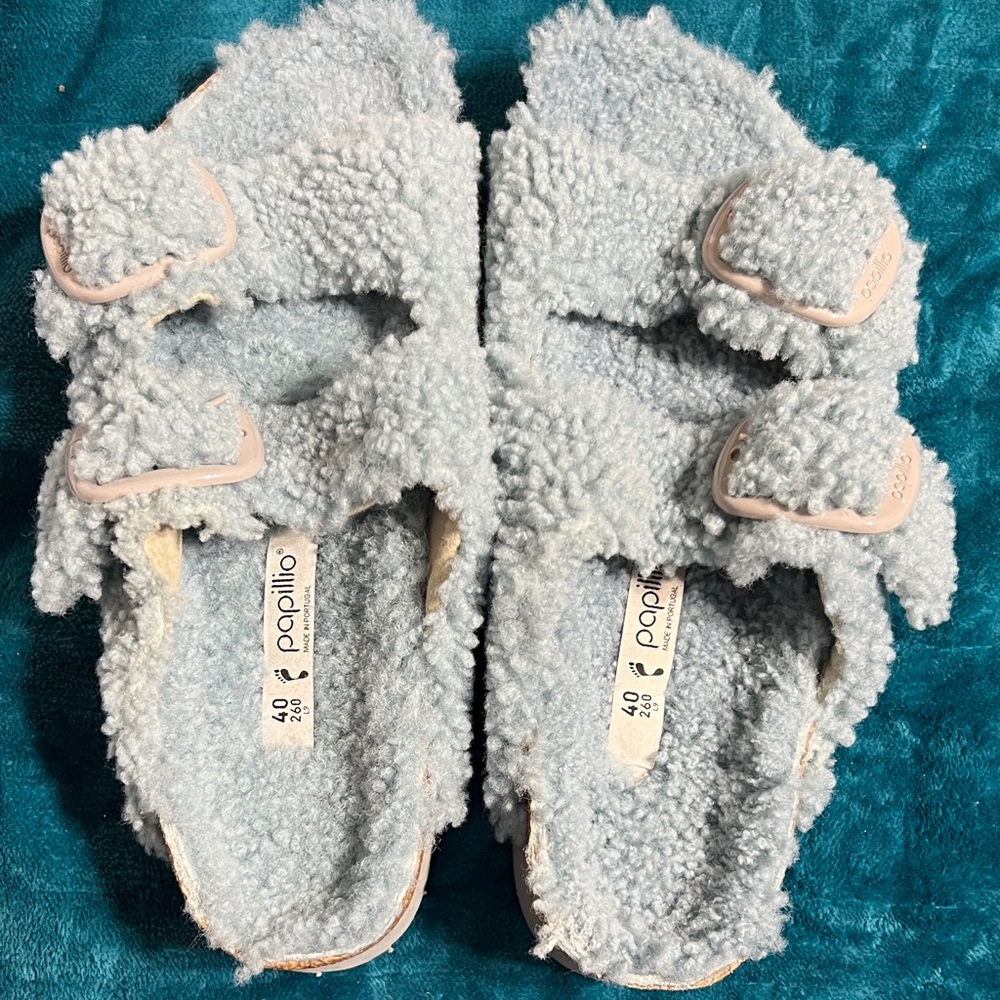 NWOB Birkenstock Papillio Big Buckle Teddy